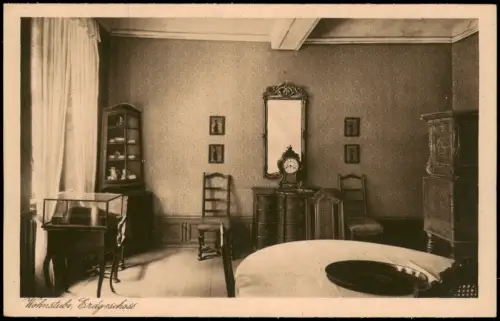 Frankfurt am Main Innenansicht Goethehaus Wohnstube, Erdgeschoss 1910