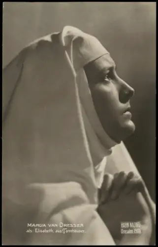 Theater Schauspieler MARCIA VAN DRESSER Elisabeth, aus Tannhäuser. 1906