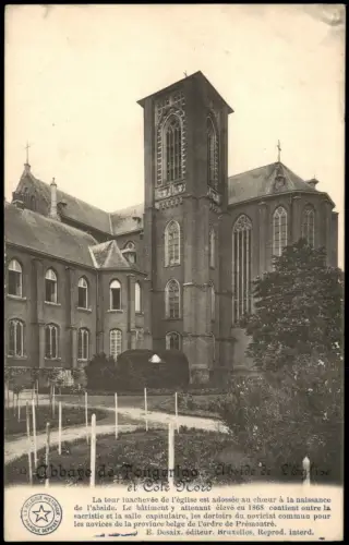 Postkaart Belgien Belgien Abbaye de Tongerloo L'Eglise Klosterkirche 1910