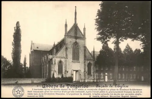 Abbaye de Tongerloo Abbaye de Tongerloo Fassade der Kloster-Kirche 1910