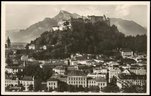 Ansichtskarte Salzburg Stadtpartie - Fotokarte 1930