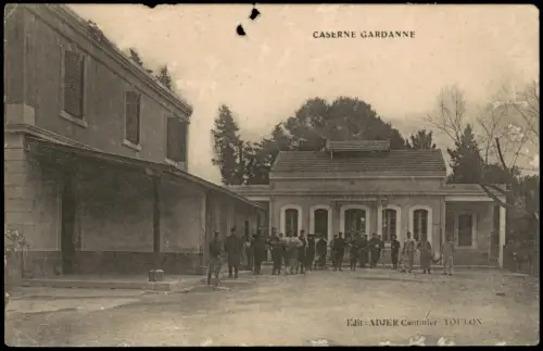 CPA Gardanne CASERNE Kaserne 1919