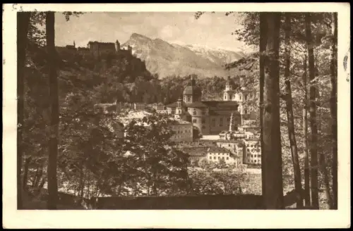 Ansichtskarte Salzburg vom Kapuzinerberg 1930