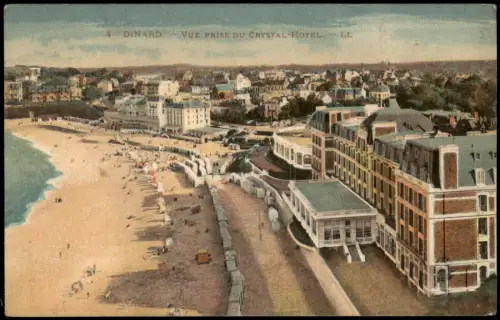 CPA Dinard Vue prise du Crystal Hotel 1917