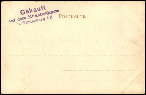 CPA Straßburg Strasbourg Münster 3D-Effekt 1908