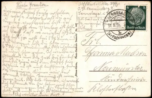 Holzhausen-Externsteine-Horn-Bad Meinberg Externsteine im Teutoburger Walde 1935