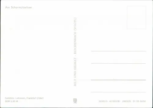 Ansichtskarte Wendisch Rietz Am Scharmützelsee 1979