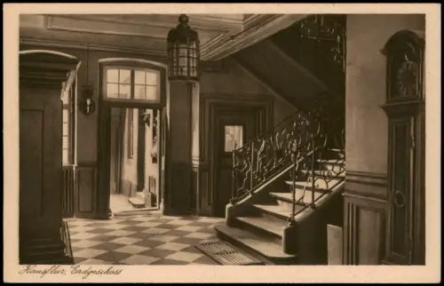 Ansichtskarte Frankfurt am Main Hauptflur im Erdgeschoss 1928