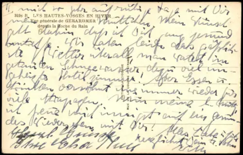 Gerdsee Gérardmer Panorama-Ansicht im Winter, Vosges en Hiver 1940