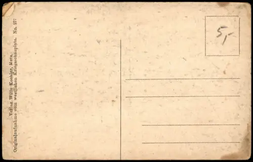 CPA Éply Strassen-Ansicht Erster Weltkrieg Grande Guerre I. 1915