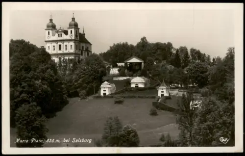 Ansichtskarte Maria Plain Wallfahrtskirche mit Kalvarienberg 1935