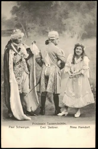 Prinzessin Tausendschön Emil Stettner, Paul Schwaiger, Alma Hamdorf 1910