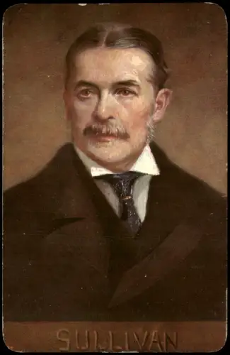 Künstlerkarte Gemälde Kunstwerk SULLIVAN (Porträt-Kunst) 1910