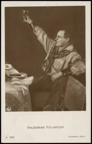 Ansichtskarte  VALDEMAR PSILANDER Film Theater Schauspieler 1910