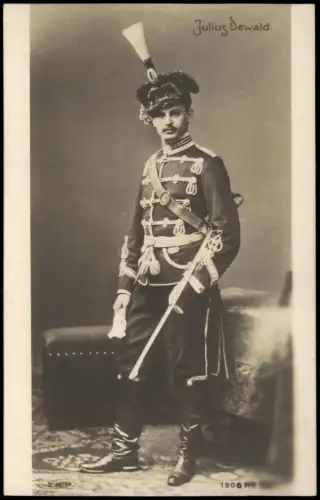 Julius Dewald Sänger, Theaterschauspieler, -regisseur Foto-AK 1906