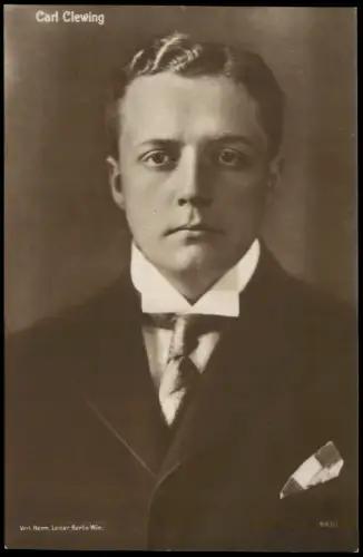 Ansichtskarte  CARL CLEWING Opernsänger Theater-Schauspieler 1910