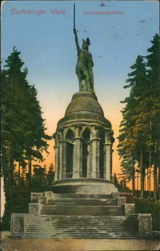 Hiddesen-Detmold Hermannsdenkmal - Teutoburger Wald  1925