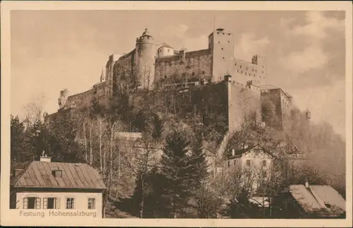 Ansichtskarte Salzburg Festung Hohensalzburg 1925