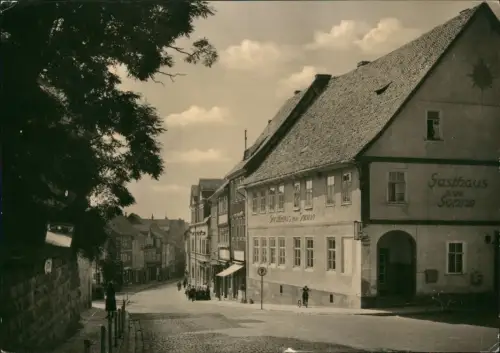 Ansichtskarte Schleusingen Bertholdstraße - Fotokarte 1966