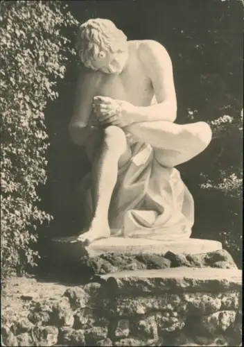 Wörlitz-Oranienbaum-Wörlitz Landschaftspark Der Dornauszieher 1976