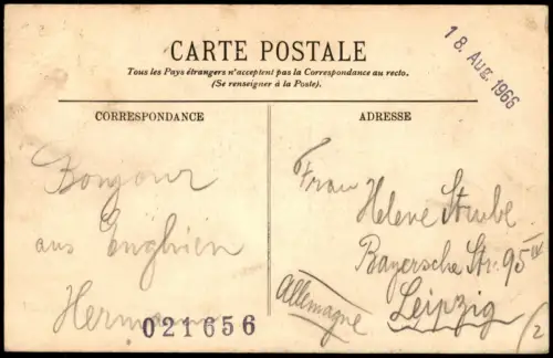 CPA Enghien-les-Bains Le Jardin du Casino 1912