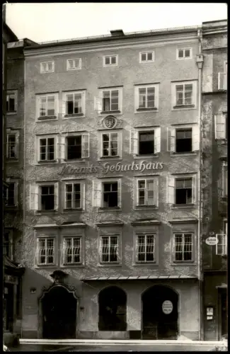 Ansichtskarte Salzburg Mozarts Geburtshaus 1962
