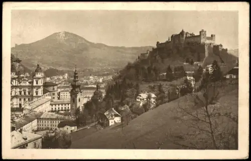 Ansichtskarte Salzburg vom Mönchsberg 1924