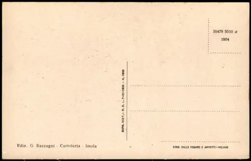 Cartolina Imola La Rocca 1950