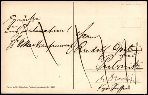 Kotor Cattaro (Котор) Canale Stimmungsbild Photochromie 1913