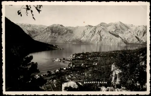 Postcard Kotor Cattaro (Котор) BOKAKOTORSKA - Fotokarte 1927