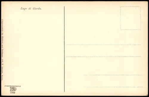 Riva del Garda Lago di Garda Gardasee Photochromiekarte Stimmungsbild Natur 1910