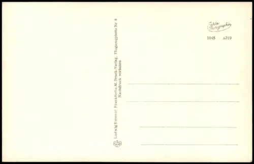 Frankfurt am Main Luftbild City mit Römerberg, Rathaus und Pauluskirche 1930