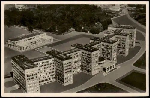 Frankfurt am Main Luftbild IG Farbenindustrie Aktiengesellschaft Bürohaus 1935