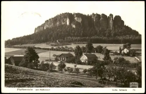 Pfaffendorf-Königstein (Sächsische Schweiz) Stadt M. Seidel Schmilka 1930