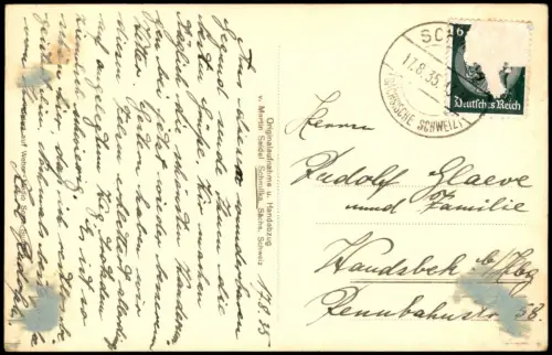 Pfaffendorf-Königstein (Sächsische Schweiz) Stadt M. Seidel Schmilka 1930