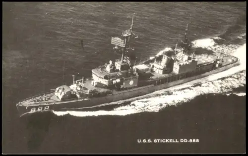 Schiffe Schifffahrt Kriegsschiffe Marine U.S.S. STICKELL DD-888 1978