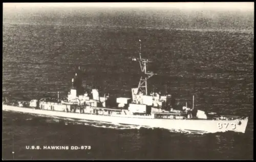 Schiffe Schifffahrt Kriegsschiffe Marine U.S.S. HAWKINS DD-873 1968