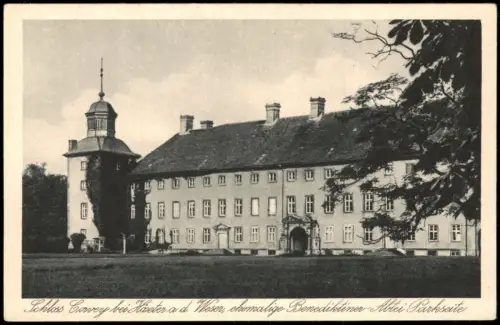 Ansichtskarte Höxter (Weser) Schloß Kloster Corvey 1928