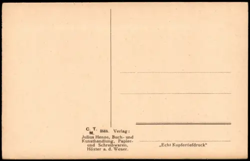 Höxter (Weser) Schloss Corvey a.d. Weser bei Höxter Brücke 1928