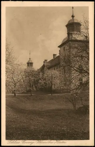 Ansichtskarte Höxter (Weser) Schloß Kloster Corvey Baumblüte 1928