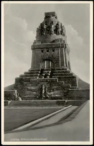 Ansichtskarte Leipzig Völkerschlachtdenkmal 1953