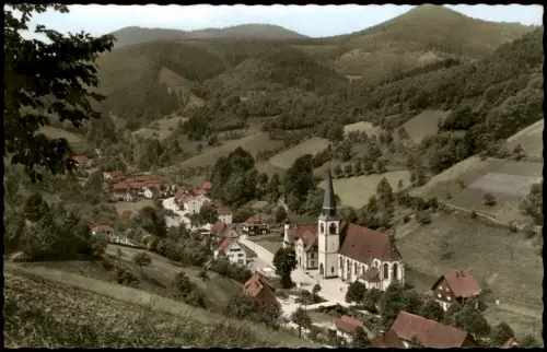 Ansichtskarte Bad Peterstal-Griesbach Stadtpartie - Colorfotokarte 1963