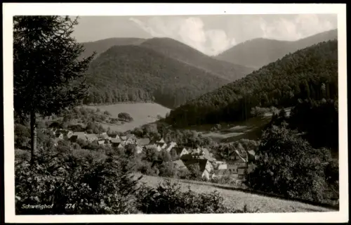 Ansichtskarte Badenweiler Panorama-Ansicht, Schweighof 1957