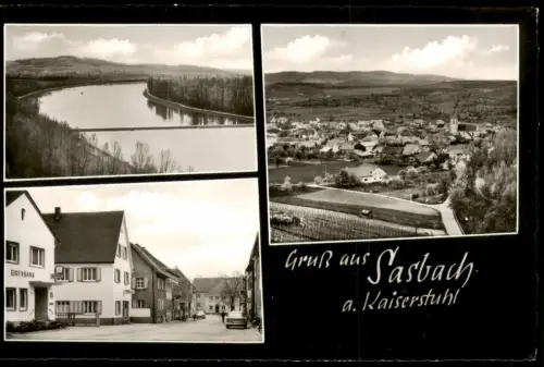 Ansichtskarte Sasbach am Kaiserstuhl 3 Bild Stadt Eisenbank 1982