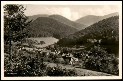 Ansichtskarte Schweighof-Badenweiler Stadtblick 1967