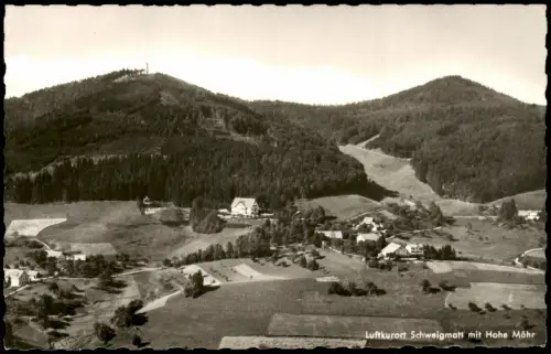 Ansichtskarte Schweigmatt Pension Bühler Schwarzwald 1961