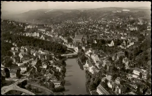 Ansichtskarte Tübingen Luftbild vom Osten - Fotokarte 1961