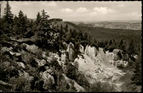 Ansichtskarte Leopoldstal-Horn-Bad Meinberg Blick vom Velmerstot 1960