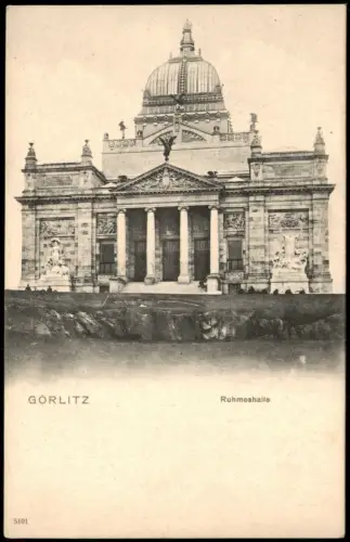Postcard Görlitz Zgorzelec Ruhmeshalle Miejski Dom Kultury 1908