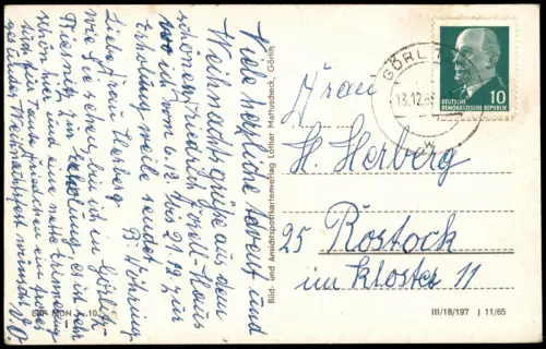 Biesnitz-Görlitz Zgorzelec Müttererholungsheim der Inneren Mission 1965